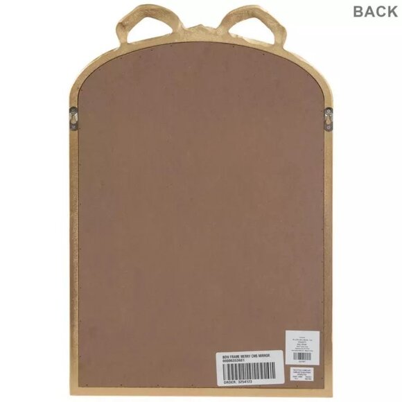 NWT Viral Merry Christmas Bow Frame Mirror - Picture 2 of 4